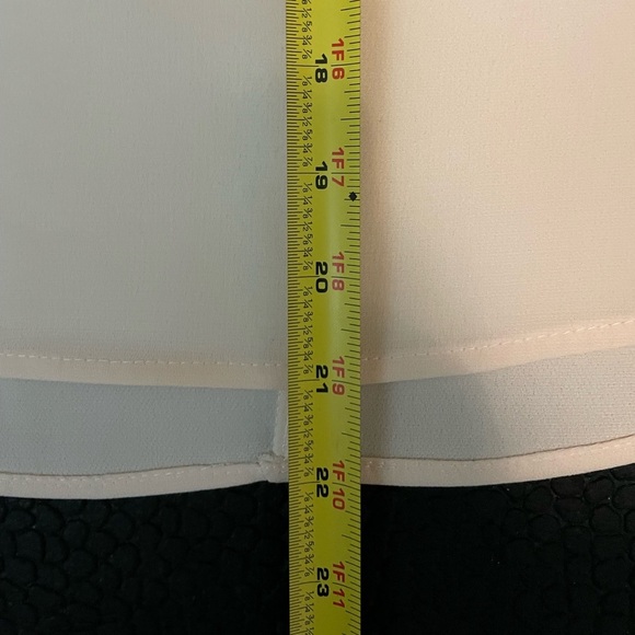 Topshop Blouse‎ Womens Peach Cold Shoulder Ruffle Half Sleeve High Neck Size 6 - Picture 10 of 10